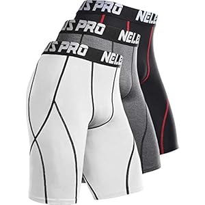 NELEUS Men’s Compression Shorts Pack of 3