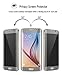 Samsung Galaxy S6 Edge Plus Privacy Screen Protector , YCFlying Privacy Anti-Spy 3D Tempered Glass [9H Hardness] [Anti-Smudge] Screen Protector for Samsung Galaxy S6 Edge Plus (Transparent)