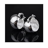 Fashion Jewelry Beautiful Alloy Solid Silver Classic Gift Hoop Earrings