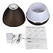 NexGadget Aromatherapy Essential Oil Diffuser - 300ML Aroma Cool Mist Humidifier with Waterless Auto Shut Off and Timer for Home,Office,Spa&More - Dark Wood Grain