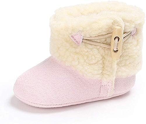 Meeshine Winter Warm Baby Boots Premium Soft Sole Prewalker Newborn Infant Boy Girl Crib Shoes Snow Boots