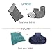 Heating Pad Gift Set – Shoulder & Neck Heating Pad and Extra-Large 12 x 24 Inch Heating Wrap for Back or Abdominal Pain Relief – Moist Heating Option with Auto Shut Off - One Year Warranty