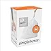 simplehuman Easy to lift, tie and carry Convenient drawstring handles code H custom fit liners 3 refill packs, (60 liners),Code H - 30-35L