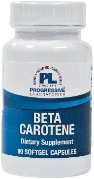 Progressive Labs, Beta Carotene 25,000 IU 90 gels