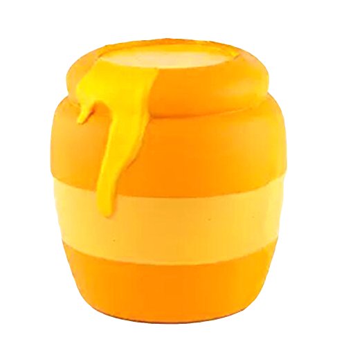 AhlsenL Funny Squishies Honey Jar Slow Rising Toys Rainbow Jumbo Cream Scented Time Killer Squeeze Kid Toy Charm Gift for Stress Relief (Honey jar)