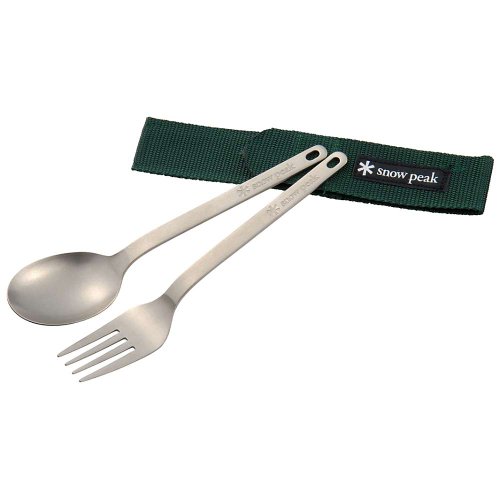 Snow Peak Titanium Fork and Spoon