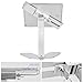 SMONET Desktop Anti-Theft Kiosk & Pos iPad Stand Holder Enclosure with Lock and Key for Tablets iPad, iPad Air, iPad Mini, 9.7 inch iPad Pro, Samsung Tablets (Silver)