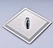 Rozin Chrome Bathroom Rainfall Shower Head 8-inch Square Top Spray