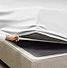 Empyrean Light Grey Extra Deep Pocket Fitted Sheet Queen, Hotel Luxury Queen Fitted Sheet Only Easily Fits 18 to 24 Inch Mattress, Super Soft, Wrinkle-Free Bottom Sheets with Corner Straps