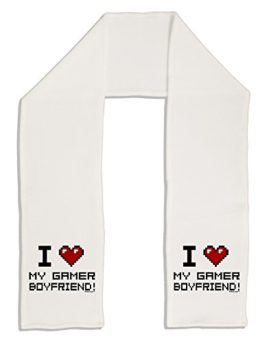 TooLoud I Heart My Gamer Boyfriend Adult Fleece 64" Scarf