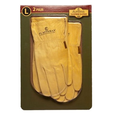 Plainsman Cabretta Leather Gloves - Medium - 2 Pair