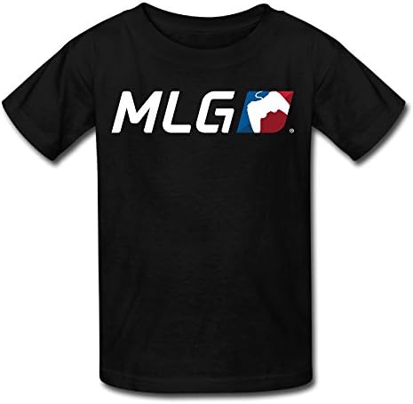 MODEN Major League Gaming MLG ESports Logo Youth's Cotton T Shirt Black
