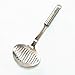 Skimmer Slotted Spoon kitchamajigs Strainer Ladle Heavy Duty 304 Stainless Steel Metal Spatula - Skimmer Slotted Spoon, Cooking Spoon for KitchenSpoon for Kitchen 13in