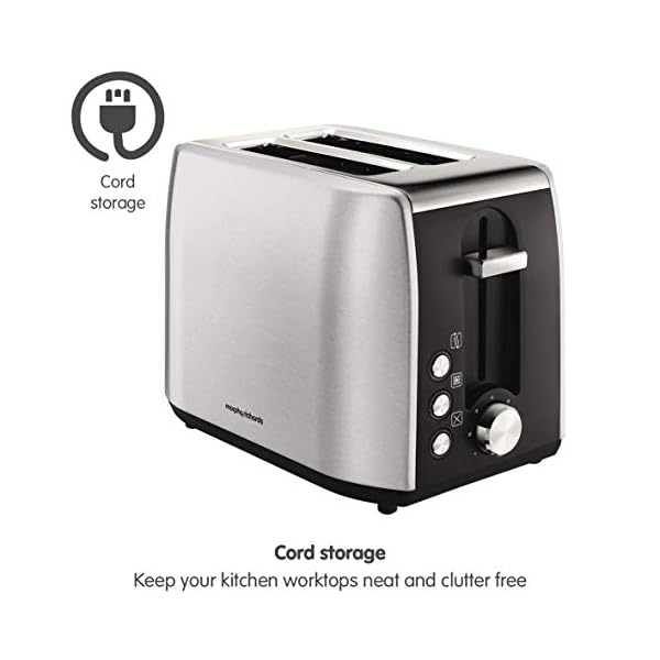 Morphy Richards 222057 Stainless Steel Equip 2-Slice Toaster