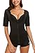 HAMACTIV Neoprene Hot Sweat Sauna Body Shapers T-Shirts with Zipper Slimming Tank Top Vest Weight Loss Gym Yoga Sports Vest Hot Thermo Fitness Anti-Cellulite (Full Open-Bust, S)