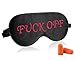 Fitglam Natural Silk Sleep Mask, Best Sleeping Mask Eye Mask Eye Cover for Travel, Nap, Meditation, Blindfold with Adjustable Strap for Men, Women