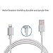 iPhone charger, YEONPHOM 2Pack 10FT Lightning Cable Nylon Braided 8Pin to USB Charging Extra Long Cable Cord for Apple iPhone 7/7plus/SE/5/6/6s/Plus/iPad Mini/Air/Pro/iPod Touch on iOS9 -Silver