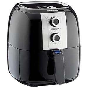 Morphy Richards 480003 Health - Air Fryer, Plastic, 1400 W, 3 Liters, Black