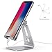 Adjustable Cell Phone Stand, Lamicall Phone Stand: [Update Version] Cradle, Dock, Holder Compatible with iPhone Xs XR 8 X 7 6 6S Plus SE 5 5S Charging, Accessories Desk, Android Smartphone - Silver primary