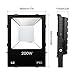 LE Outdoor LED Flood Light, 200W 22000LM, IP65 Waterproof, 600W HPS Equivalent, Daylight White 5000K, 110° Beam Angle, Security Floodlight for Home, Backyard, Patio, Garden, Tree and More