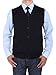 Luciano Natazzi Men's Pullover Vest Buttoned Cotton Sweater Relaxed Fit
