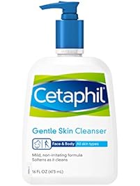 Cetaphil Gentle Cleanser for All Skin Types,  (pack of 2, 16oz)