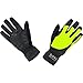 GORE BIKE WEAR Women's Power Windstopper Soft Shell Lady Gloves, Black/Neon Yellow, Medium