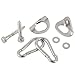 Ohuhu Indoor Hammock Hanging Kit - Heavy Duty Hammock Accessories –Includes Stainless Steel Hammock Hooks, Carabiners, and Lag Bolts for Hanging Your Hammock Indoors