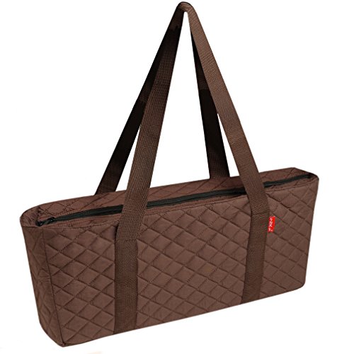 NEW! - Empty Mahjong Bag - Brown Quilted Soft Bag by Linda Li - Empty Bag Only