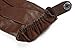 Ambesi Women's Traditional Nappa Leahter Driving Gloves Brown L