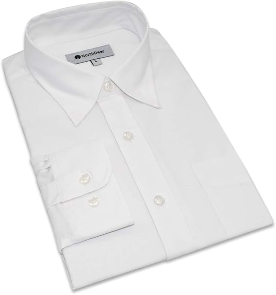 Amazon Co Jp 竹繊維 長袖 ワイシャツ 抗菌防臭 透気速乾 形態安定 ノーアイロン お手入れ簡単 メンズ ビジネス 襟付き 通勤 コスパ抜群 白 襟ボタンなし Xl 服 ファッション小物