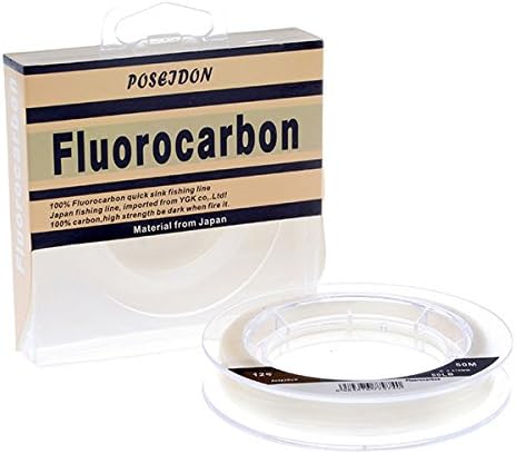 50m Tri-Poseidon Brand Fluorocarbon Fishing Line Monofilament Wire -Mountain Tops