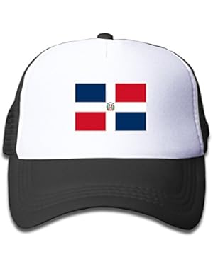 Dominican Republic Flag Adjustable Baseball Hats Summer Hats For Child One Size Fits Most