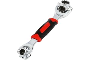 1-Pack 8-in-1 Multifunctional Torx Wrench, Chrome Vanadium Steel, Non-Slip Grip, Multi-Head Rotary Repair Tool for Car Tire R