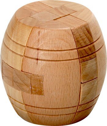 SHUYUE Handmade Powder Barrel Interlocking Puzzle Brain Teaser Puzzles Lock Logic Puzzle Intellectual Removing Assembling Toy Kids Adults