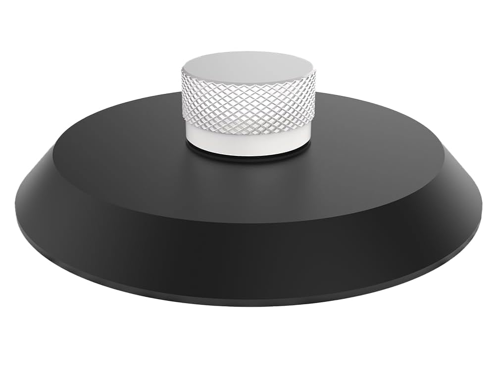 Brollitest Record Weight Stabilizer,Aluminum Lp Record Weight Disc Stabilizer Record Weight 76 Gram for Record Player, CD Player, Chassis, Speakers