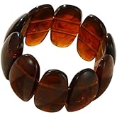 MMIUAEG Colorful Acrylic Resin Bracelet for Women Stretch Bangle Bracelets Chunky Geometric Plastic Wristbands Cuff Bangle for Women Holiday Jewelry