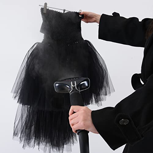 Girls Tutu Dresses Handmade Toddler Wedding Pageant Dresses Tulle Party Gown for Birthday,Christmas & Special Occasion (6 Years) Black