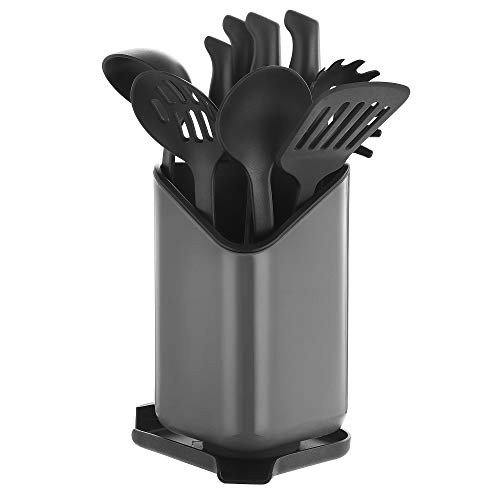 Extra Large and Gray Utensil Holder for Countertop CHASUNG Utensil
