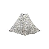 Mogul Womens Skirt Floral Print Ivory Flared Long Beach Skirt