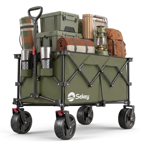 Sekey XXL Plus 4011 Bollerwagen Faltbar 200L 200KG All-Terrain Reifen
