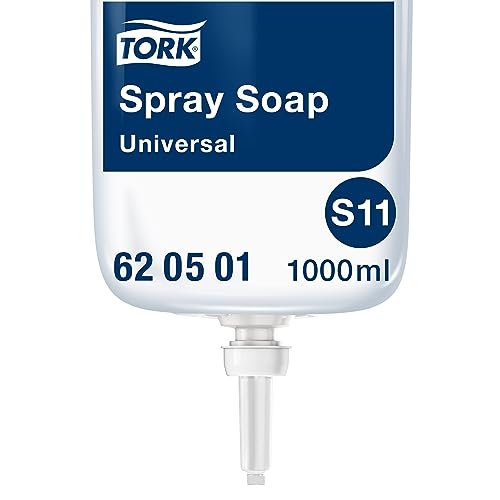 Tork Sprayseife S11, Fluessigseife mit frischem Duft, 6 x 1.000ml, 620501
