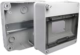 Gewiss GW40001 4 Module Insulated Surface Mounted IP55 Watertight Enclosure Box view 2