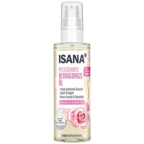 ISANA nourishing cleansing oil - for face, lips and eyes - for dry & sensitive skin - 150 mL