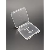 GoRAM (10 Pack) Clear Slim Plastic Case Holder for MicroSD/SDHC/SDXC Cards | Case Only, Memory Card Not Included