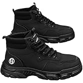 Hhhchpm Breathable Non-Slip Hiking Boots for Men - Ideal for Outdoor Walking, Mountaineering, and Winter Activities