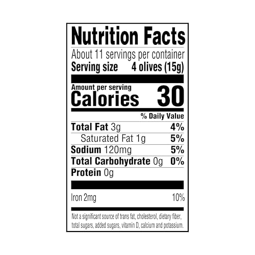 AMAZON GROCERY, PITTED RIPE OLIVES, LARGE, 6 OZ (PREVIOUSLY AMAZON FRESH, PACKAGING MAY VARY)