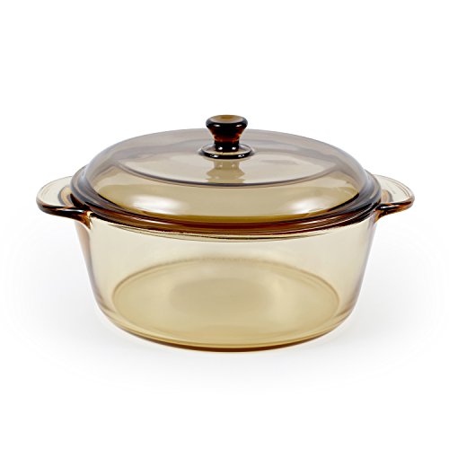Luminarc France Amberline Vitroflam Heatresistant Glass Casserole