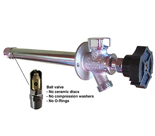 Â¼-Turn Ball Valve Frost Proof Sillcock; 14