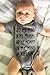 Newborn Baby GOT My Mind ON My Mommy Funny Bodysuits Rompers Outfits(A-Gray,0-3M)